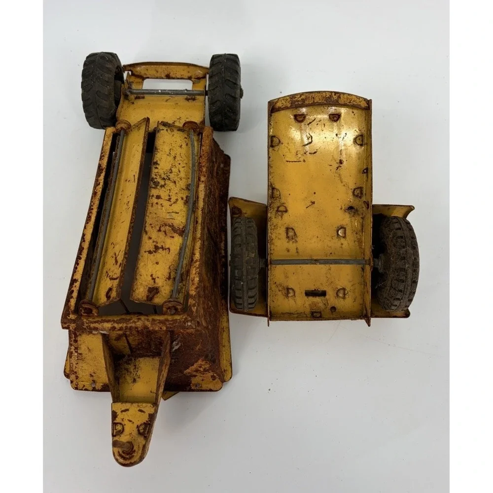 Vintage Marx Pressed Steel Lumar Earth Hauler for Parts Repair Restoration